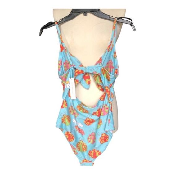 ModCloth x Marisol Muro NWT Whimsical Retro Chic Siena One-Piece Swimsuit Medium - Picture 8 of 15